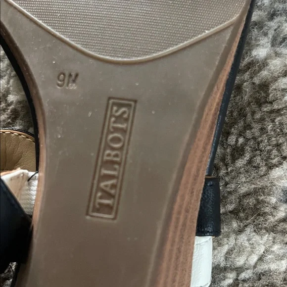Talbots Capri Twist Mini Wedge Leather sandals. NWOT size 9 - Picture 9 of 9